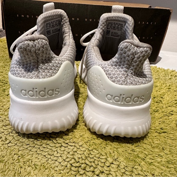 Adidas Light Gray and White HT Cloudfoam Sneakers - Picture 5 of 7